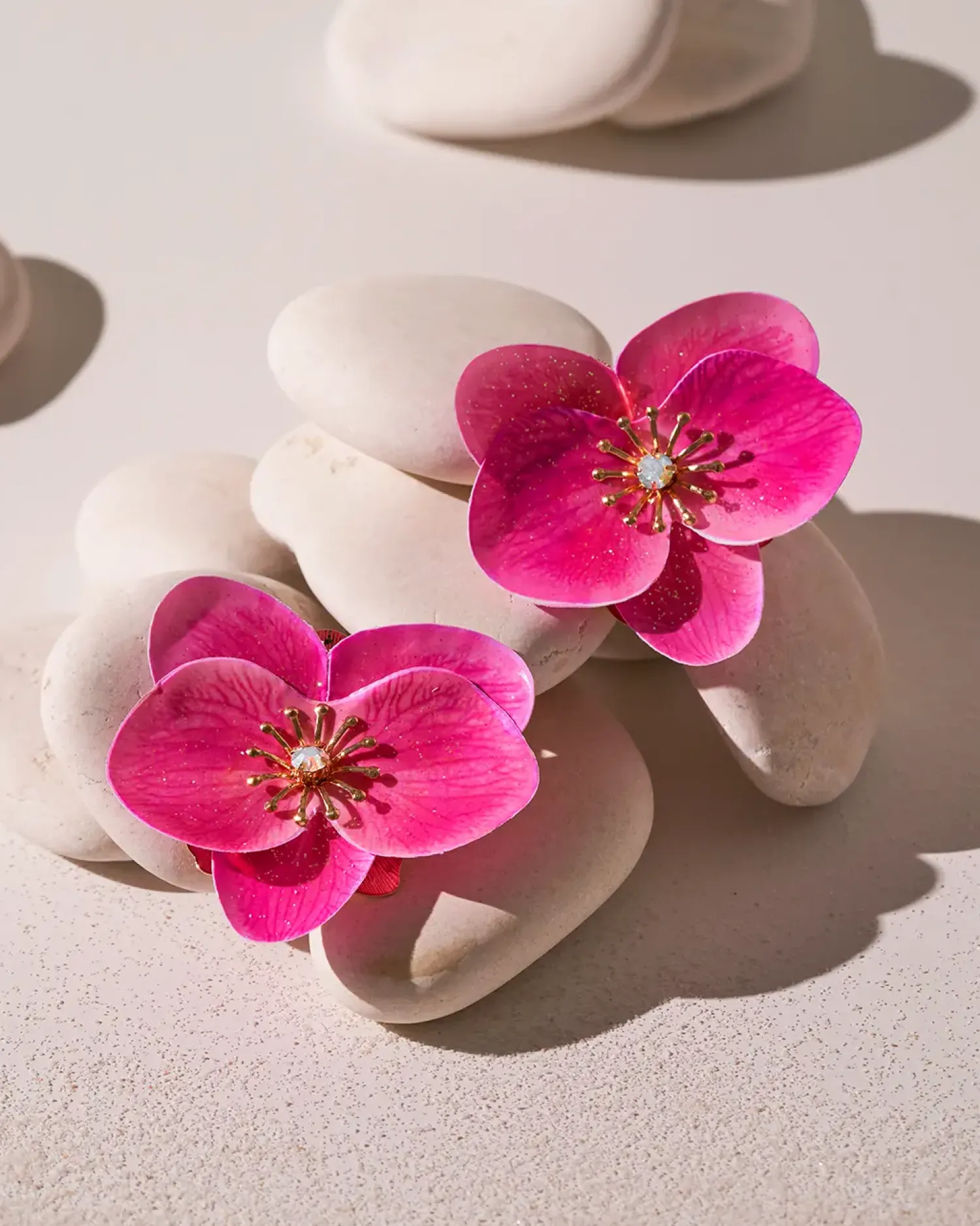 Bijou Brigitte Boucles d'oreilles clips - Glitter Bloom Discount