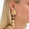 Bijou Brigitte Boucles d'oreilles clips - Golden Flower Outlet