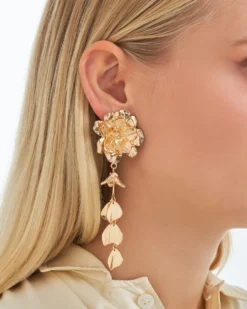 Bijou Brigitte Boucles d'oreilles clips - Golden Flower Outlet