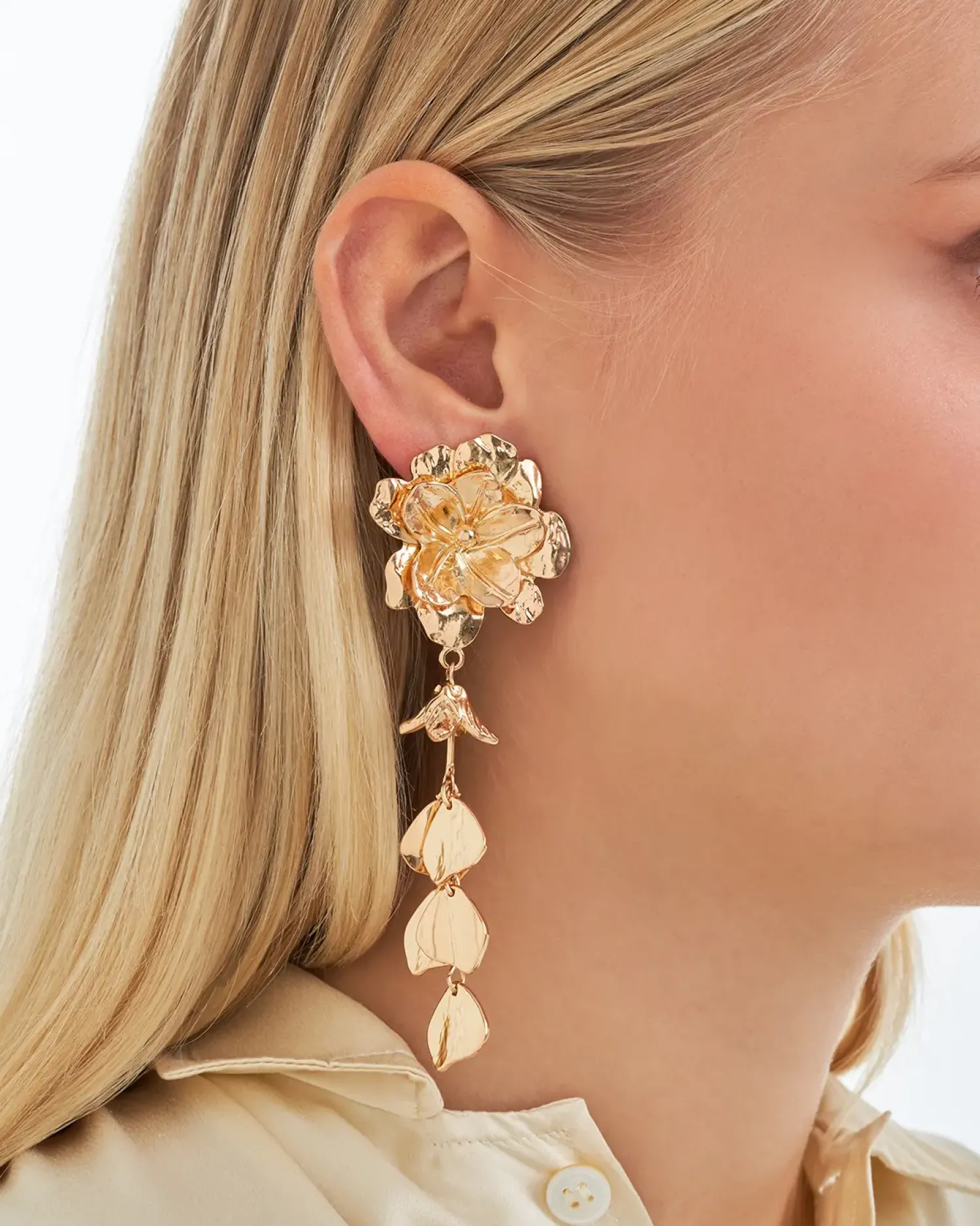 Bijou Brigitte Boucles d'oreilles clips - Golden Flower Outlet
