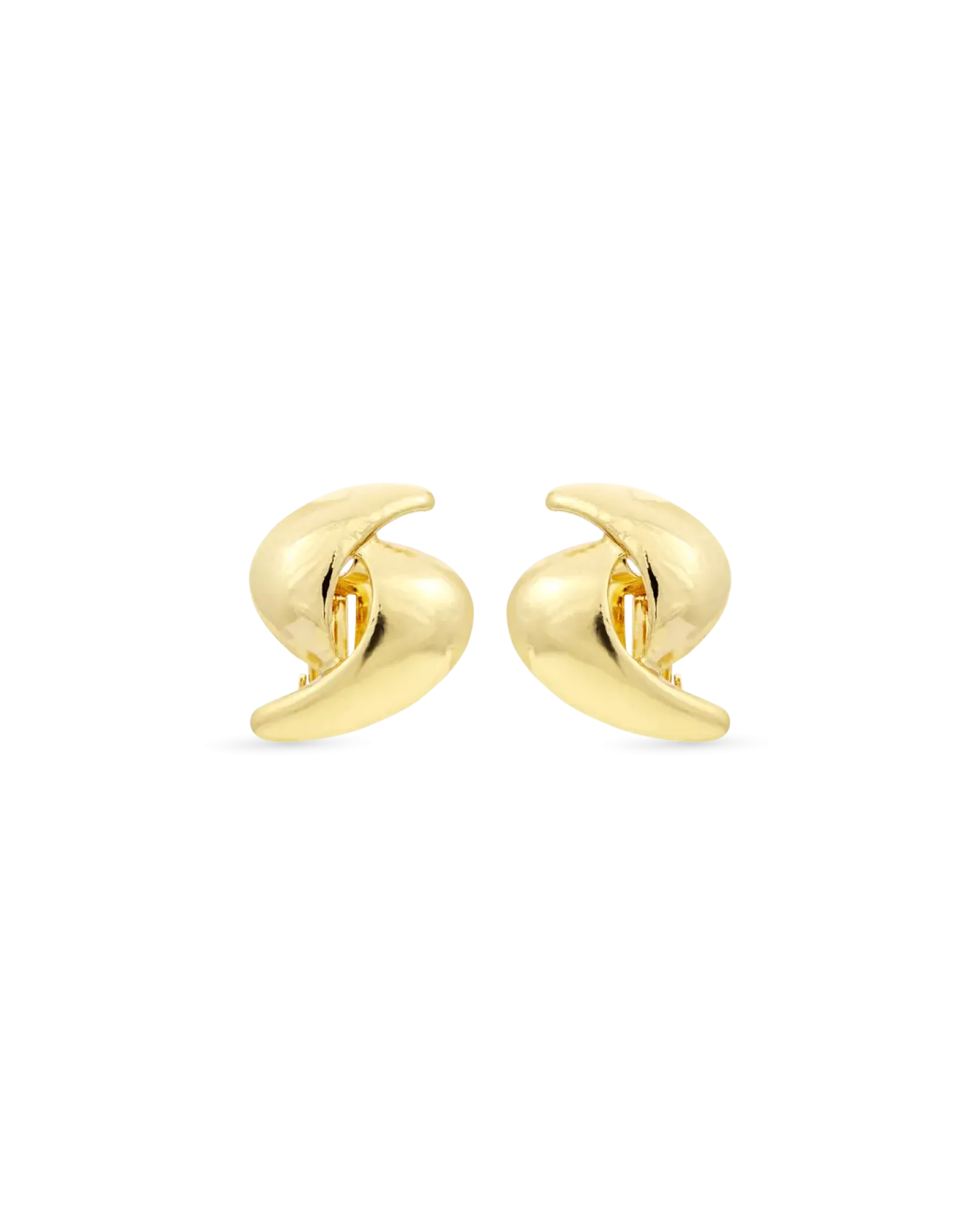 Bijou Brigitte Boucles d'oreilles clips - Golden Glow Sale