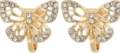 Bijou Brigitte Boucles d'oreilles clips - Golden Butterfly Outlet
