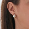Bijou Brigitte Boucles d'oreilles clips - Golden Pearl