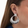 Bijou Brigitte Boucles d'oreilles clips - Hammered Wonder Discount