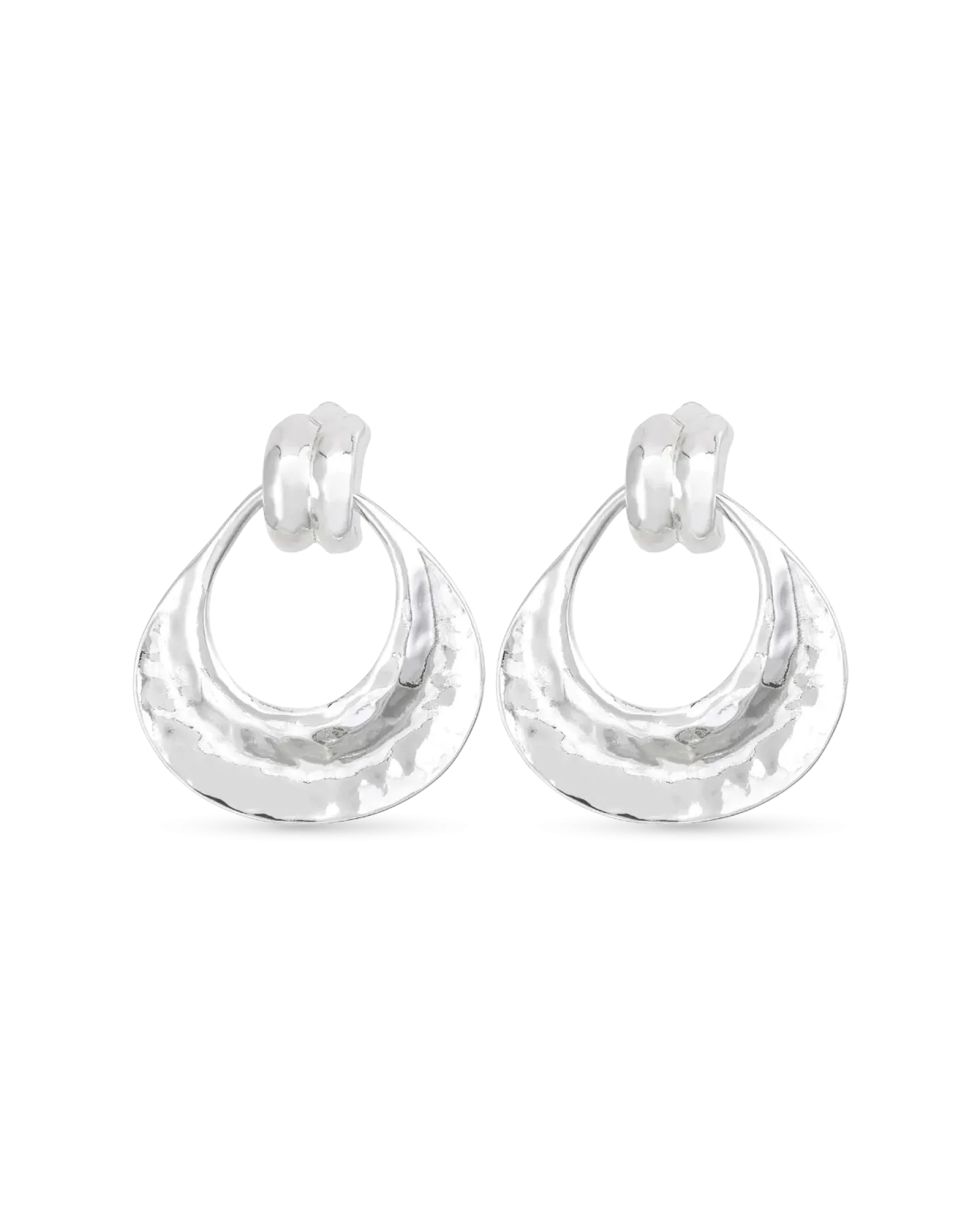 Bijou Brigitte Boucles d'oreilles clips - Hammered Wonder Discount