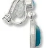 Bijou Brigitte Boucles d'oreilles clips - Œil de chat bleu Sale