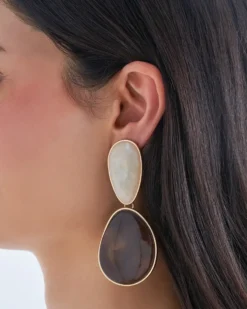 Bijou Brigitte Boucles d'oreilles clips - Marble Beauty Hot