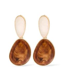 Bijou Brigitte Boucles d'oreilles clips - Marble Beauty Hot