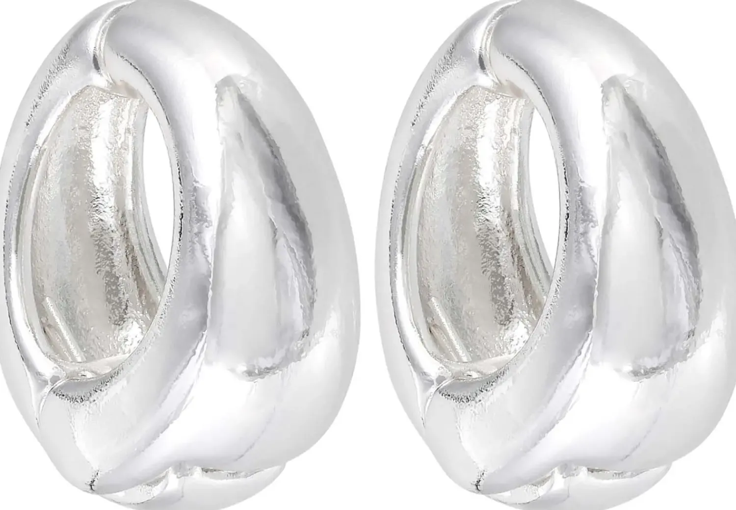 Bijou Brigitte Boucles d'oreilles clips - Mini Silver Sale