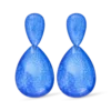 Bijou Brigitte Boucles d'oreilles clips - Ocean Crackle