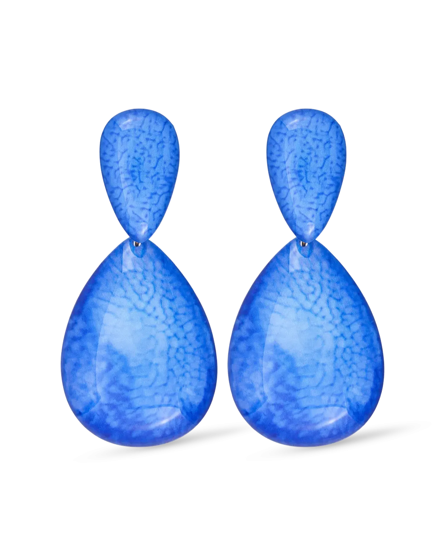 Bijou Brigitte Boucles d'oreilles clips - Ocean Crackle