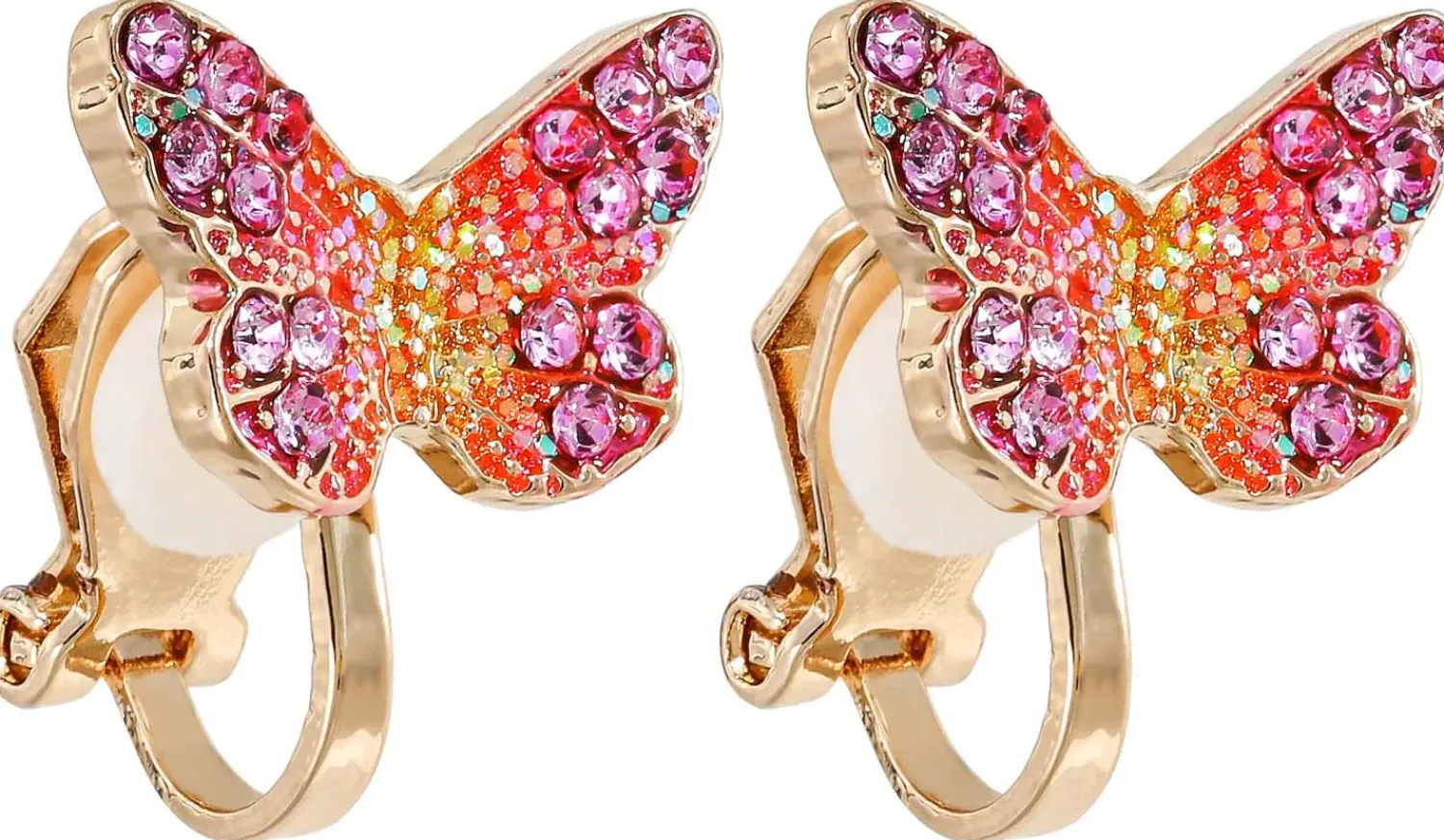 Bijou Brigitte Boucles d'oreilles clips pour enfant - Gleaming Spring Best