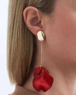 Bijou Brigitte Boucles d'oreilles clips - Romantic Leaves Hot