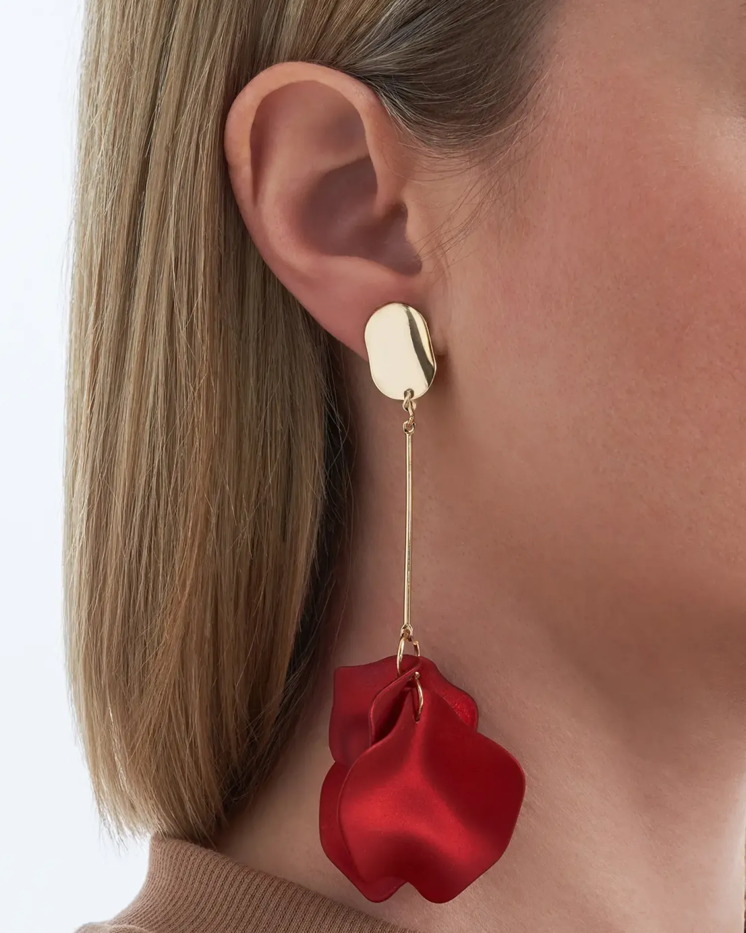 Bijou Brigitte Boucles d'oreilles clips - Romantic Leaves Hot