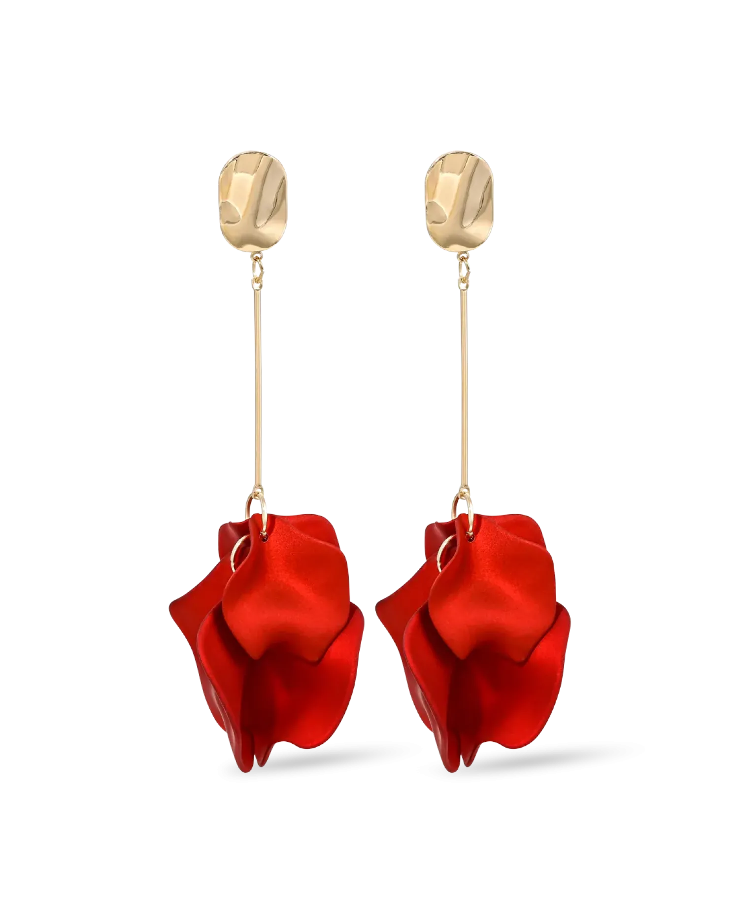Bijou Brigitte Boucles d'oreilles clips - Romantic Leaves Hot