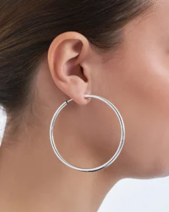 Bijou Brigitte Boucles d’oreilles clips - Shiny Silver Sale
