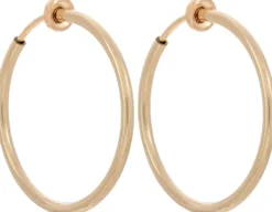 Bijou Brigitte Boucles d'oreilles clips - Shiny Hoops Hot