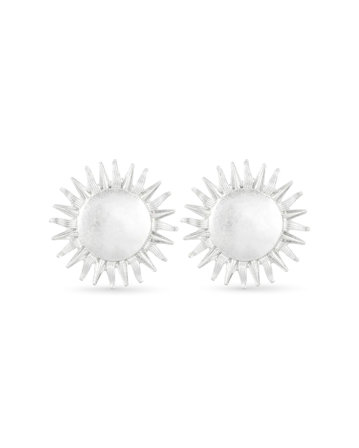 Bijou Brigitte Boucles d'oreilles clips - Silver Sun Best