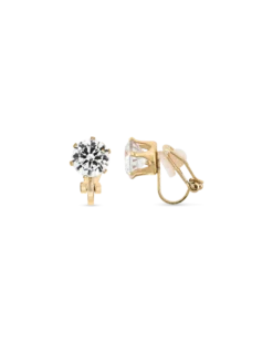 Bijou Brigitte Boucles d’oreilles clips - Sparkling Classic