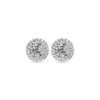 Bijou Brigitte Boucles d'oreilles clips - Sparkly Circle Hot