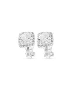 Bijou Brigitte Boucles d'oreilles clips - Sparkling Squares Outlet