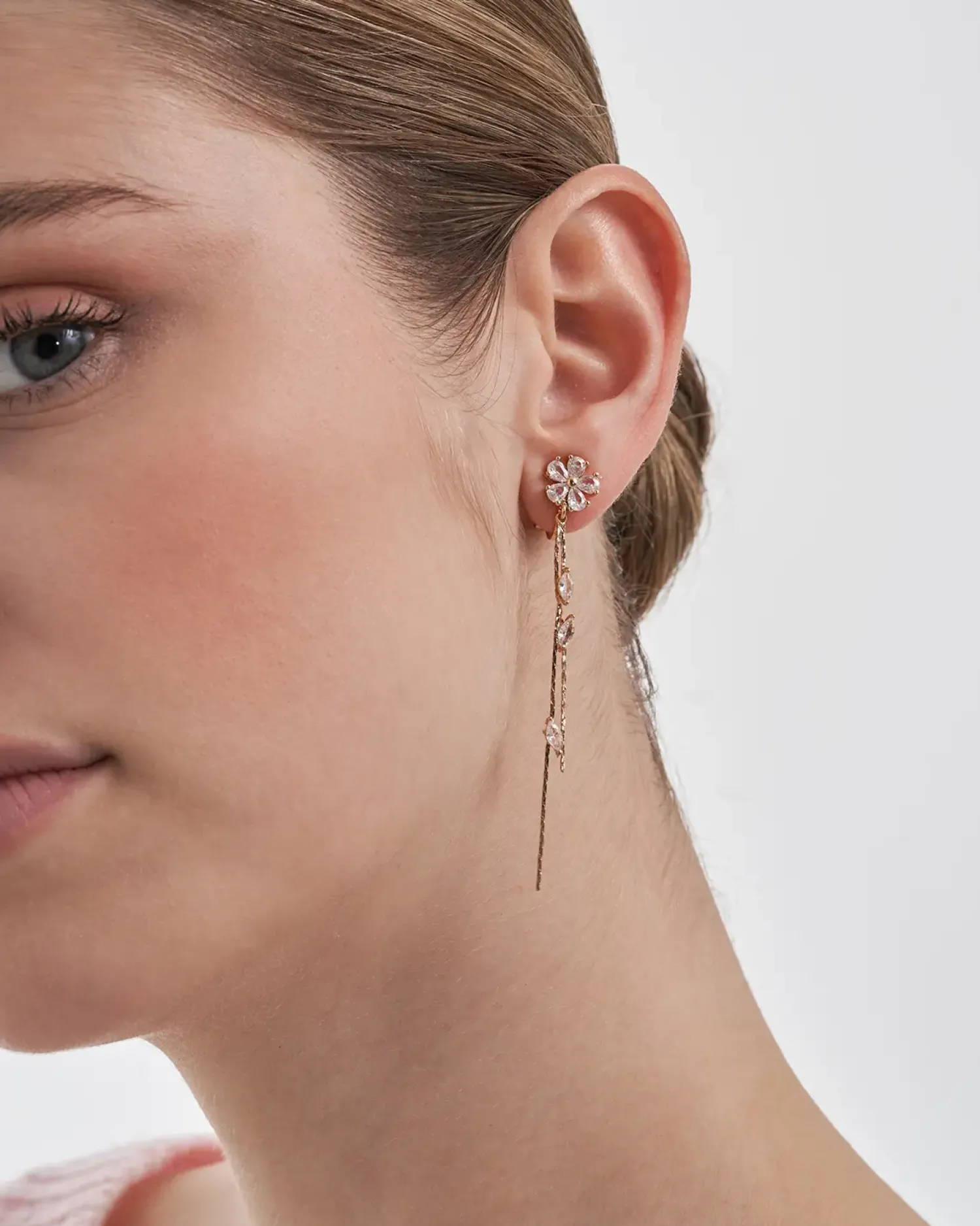 Bijou Brigitte Boucles d'oreilles clips -Twinkling Blossom