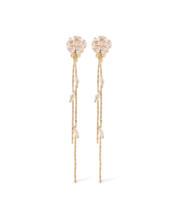 Bijou Brigitte Boucles d'oreilles clips -Twinkling Blossom