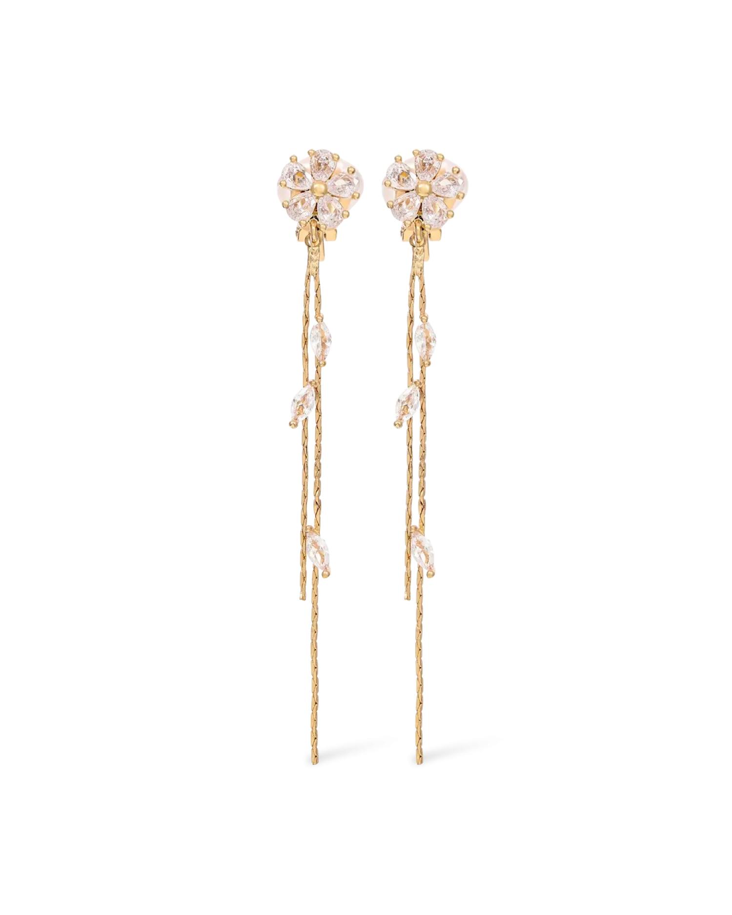 Bijou Brigitte Boucles d'oreilles clips -Twinkling Blossom