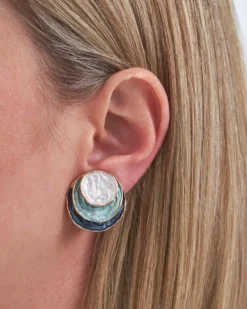 Bijou Brigitte Boucles d'oreilles clips - Vintage Circle
