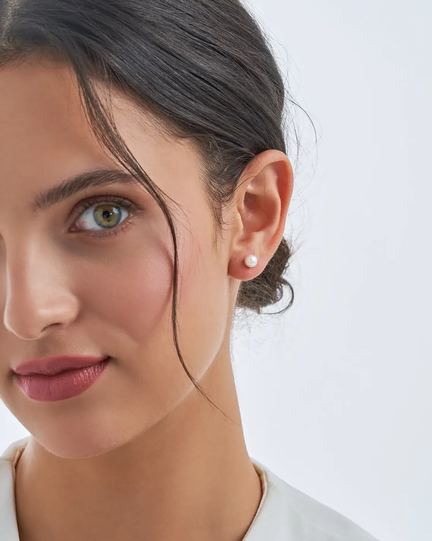 Bijou Brigitte Boucles d'oreilles - Creamy Pearl Duo Discount