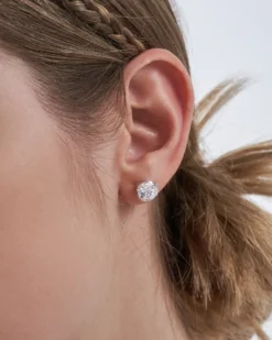 Bijou Brigitte Boucles d'oreilles - Crystal Clear Hot
