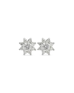 Bijou Brigitte Boucles d'oreilles - Crystal Flower Best