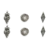 Bijou Brigitte Boucles d'oreilles - Ethnic Silver New