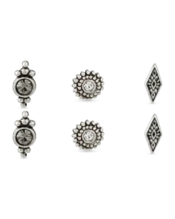 Bijou Brigitte Boucles d'oreilles - Ethnic Silver New