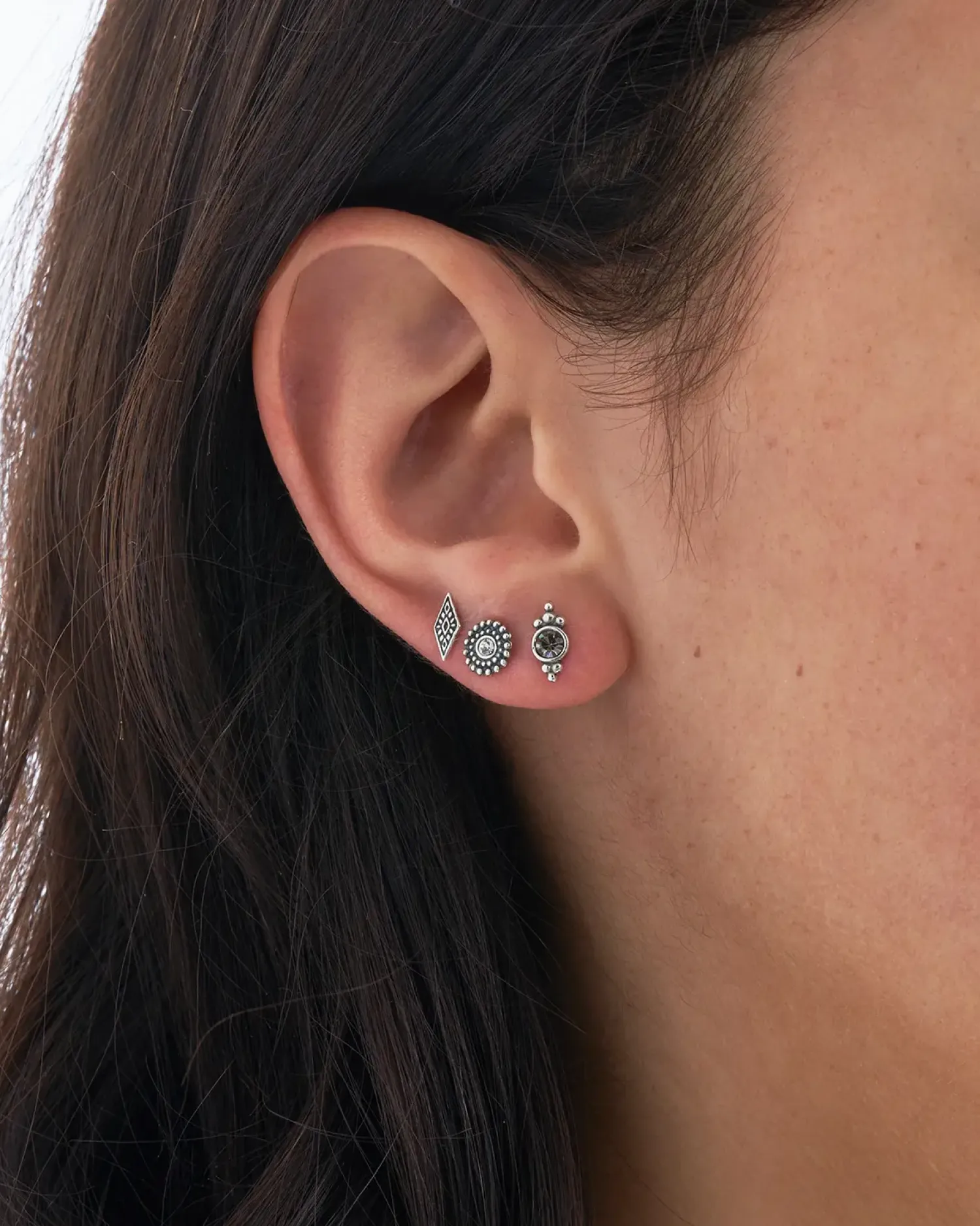 Bijou Brigitte Boucles d'oreilles - Ethnic Silver New