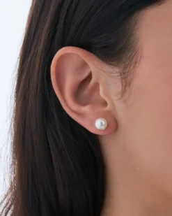 Bijou Brigitte Boucles d'oreilles - Fancy White