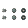 Bijou Brigitte Boucles d'oreilles - Floral Trio Outlet