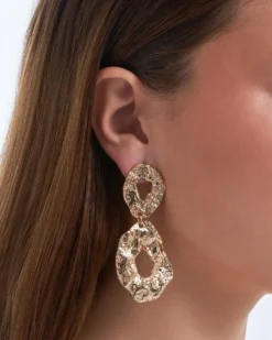 Bijou Brigitte Boucles d'oreilles - Golden Fluid Online