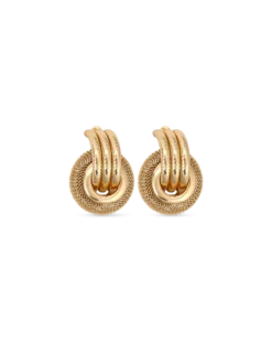 Bijou Brigitte Boucles d'oreilles - Golden Mesh New