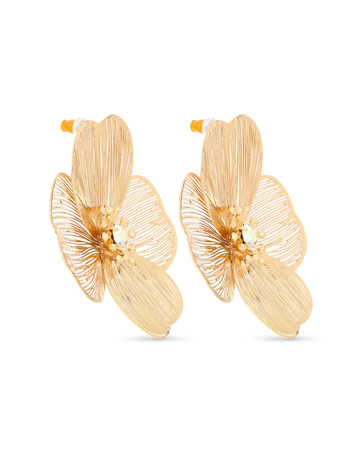 Bijou Brigitte Boucles d'oreilles - Golden Petal Discount