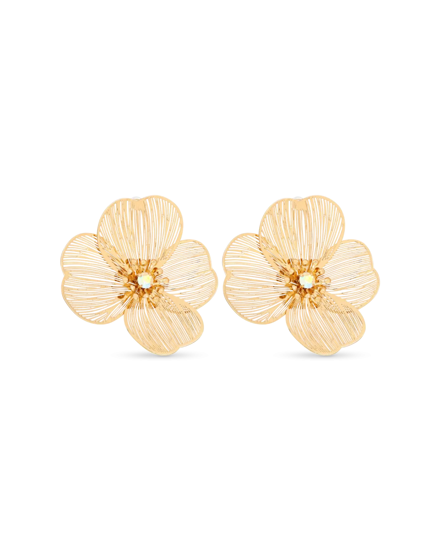 Bijou Brigitte Boucles d'oreilles - Golden Petal Discount
