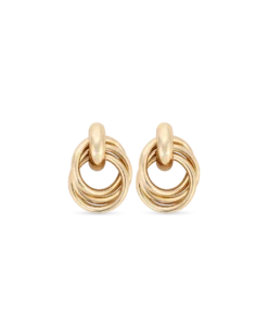 Bijou Brigitte Boucles d'oreilles - Gold Twist