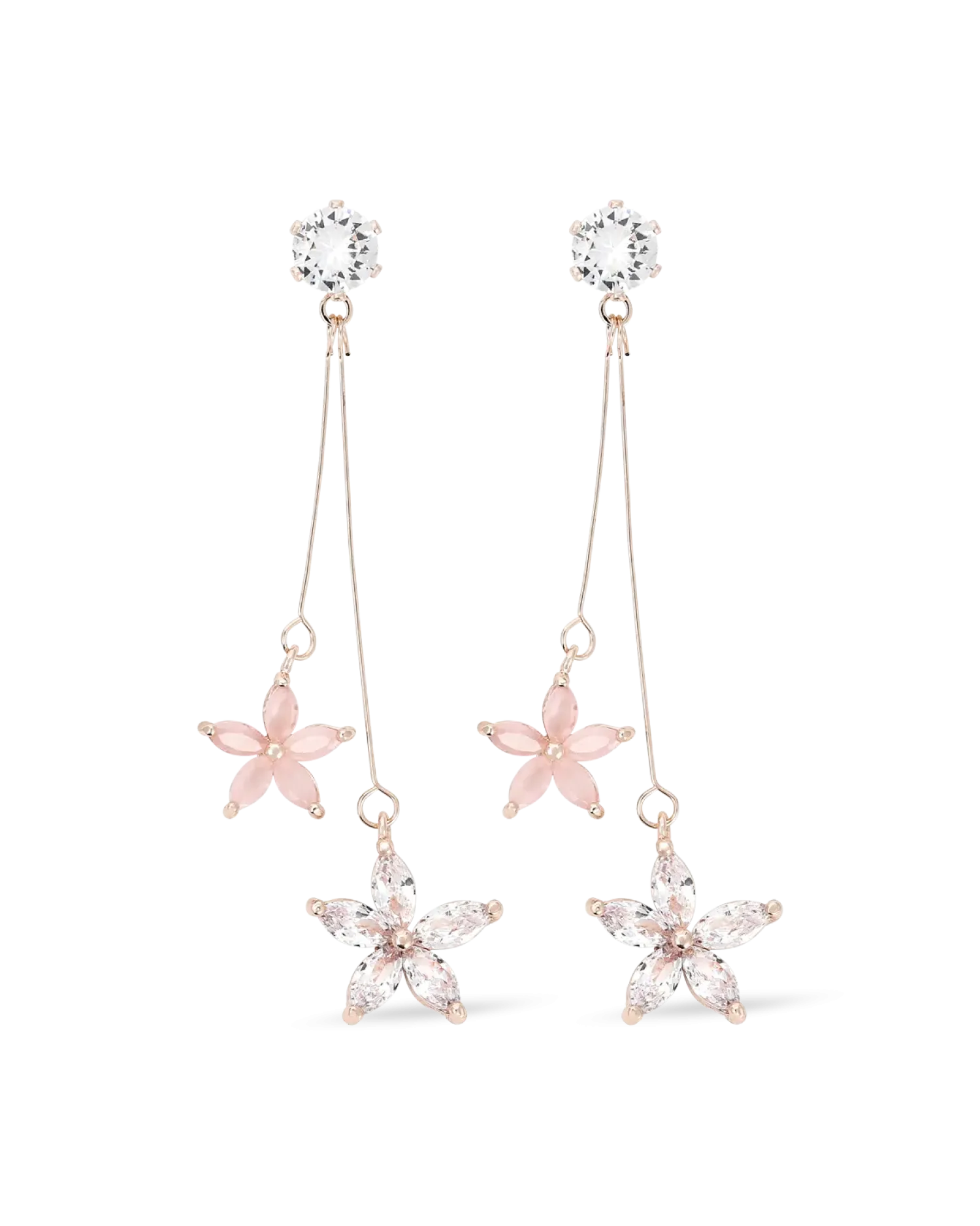 Bijou Brigitte Boucles d'oreilles - Hanging Flowers Best