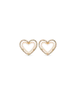 Bijou Brigitte Boucles d’oreilles - Heart Duo Best