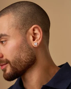 Bijou Brigitte Boucles d'oreilles Homme - Zirconia Man Discount