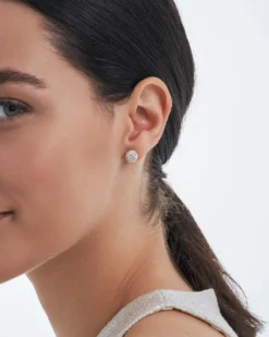 Bijou Brigitte Boucles d'oreilles - Little Silver Ball Sale