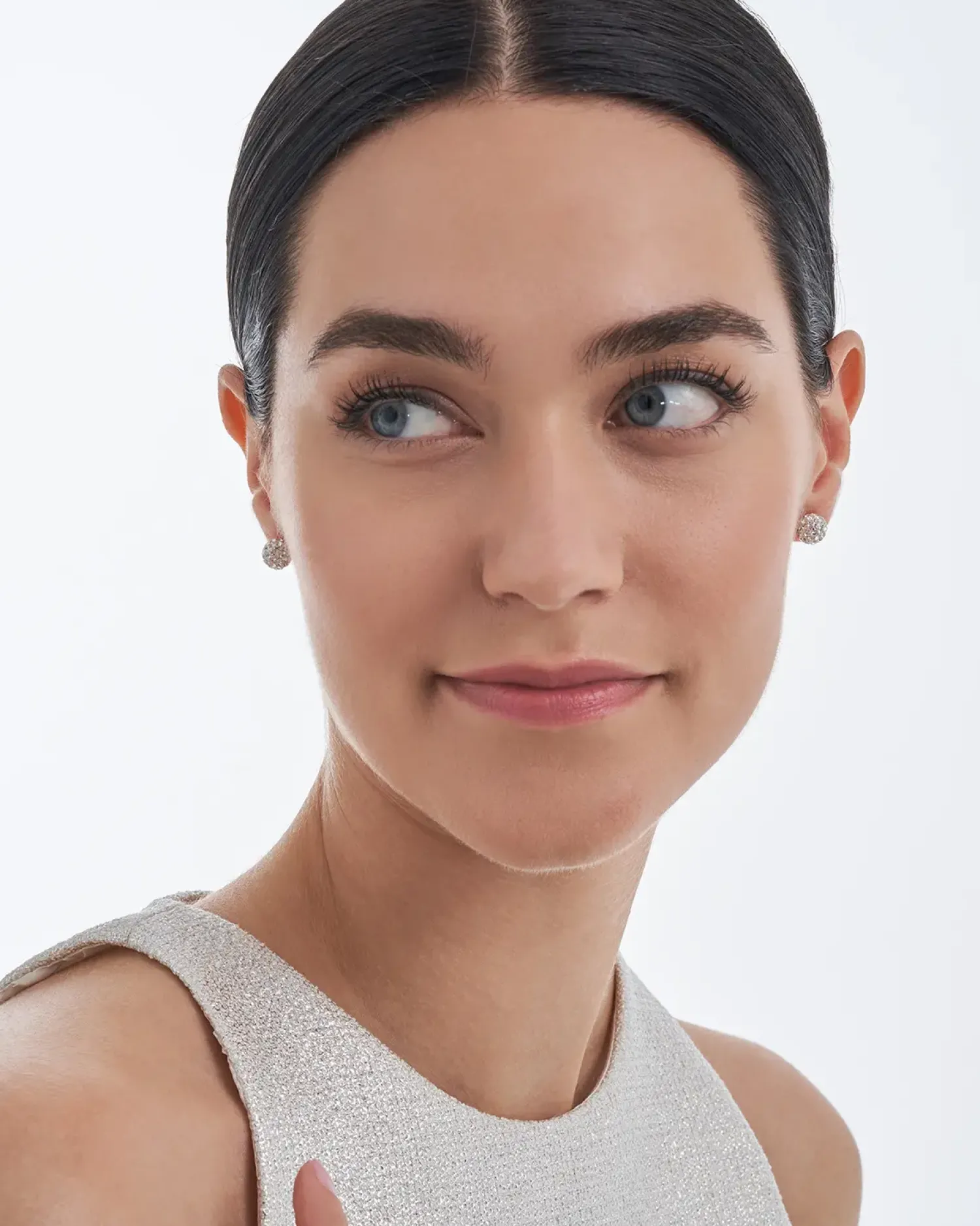 Bijou Brigitte Boucles d'oreilles - Little Silver Ball Sale