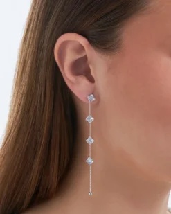 Bijou Brigitte Boucles d'oreilles - Long Shine