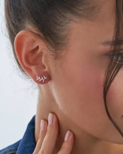 Bijou Brigitte Boucles d'oreilles - Lovely Leaf Best