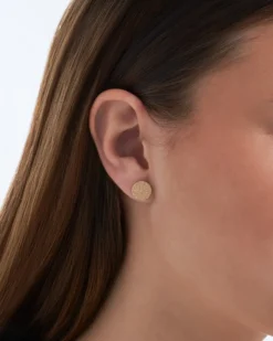 Bijou Brigitte Boucles d'oreilles - Matt Metal Sale